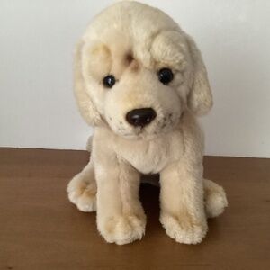 FAO Schwartz Labrador Golden Retriever Puppy Plush 10” Stuffed Animal